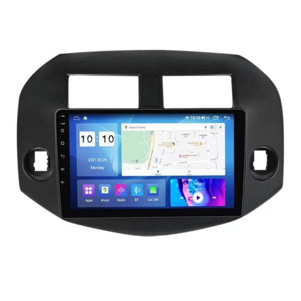 Car Radio Fascia Frame Adapter Android Radio Audio Dashboard Kit Face Plate For Toyota RAV4 2006-2012 (FT-010)