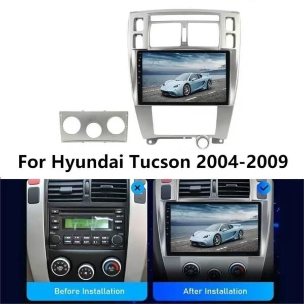 Car Frame Fascia Adapter Android Radio Dash Fitting Panel Kit For Hyundai Tucson (XD-010) - Image 2