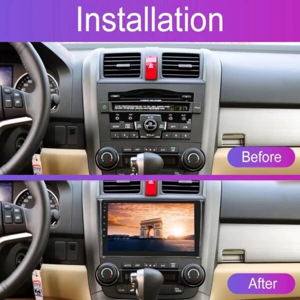 Car Fascia Frame Adapter Canbus Box Decoder Android Radio Dash Fitting Panel Kit For Honda CRV CR-V (BT-015) - Image 3