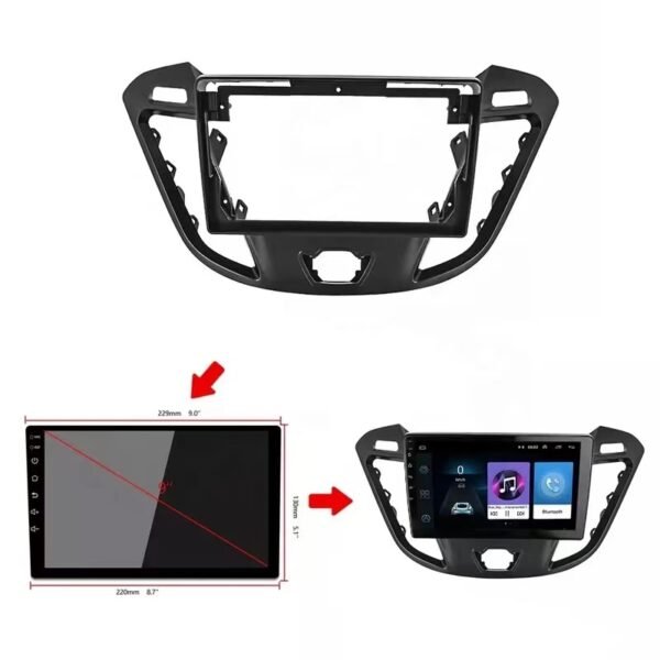 Car Frame Fascia Adapter Android Radio Dash Fitting Panel Kit For Ford Transit Custom Tourne (FORD-023) - Image 5