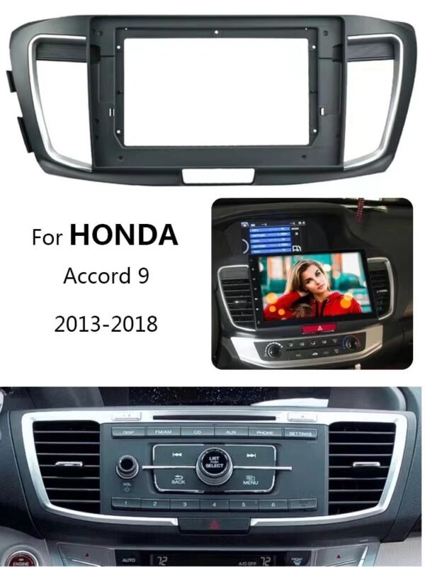 Car Frame Fascia Adapter Bezel Canbus Box Decoder Android Radio Audio Dash Panel Kit For Honda Accord 9 9TH (BT-023) - Image 3