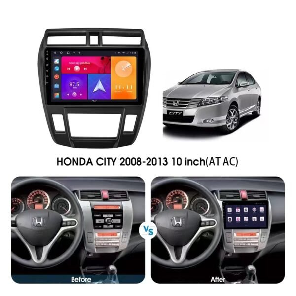 Car Frame Fascia Adapter For Honda City 2008-2013 Android Android Radio Dash Fitting Panel Kit (BT-004) - Image 3
