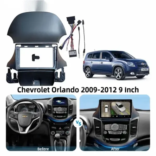 Car Frame Fascia Adapter Android Radio Dash Fitting Panel Kit For Chevrolet ET Orlando (XFL-016) - Image 2