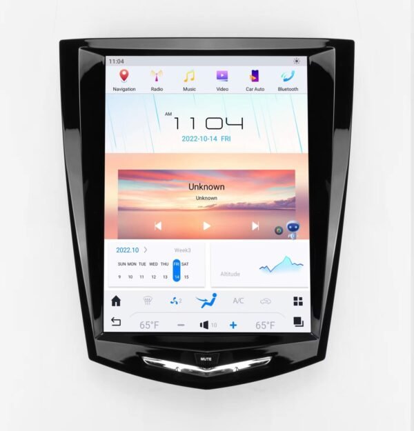 10.5 inch Touch Screen Android 13 Car Stereo Car Android Player Auto Radio Carplay Multimedia System GPS Navigation Head Unit For Cadillac ATS CTS SRX Escalade 2013-2018（SPZJ-012）