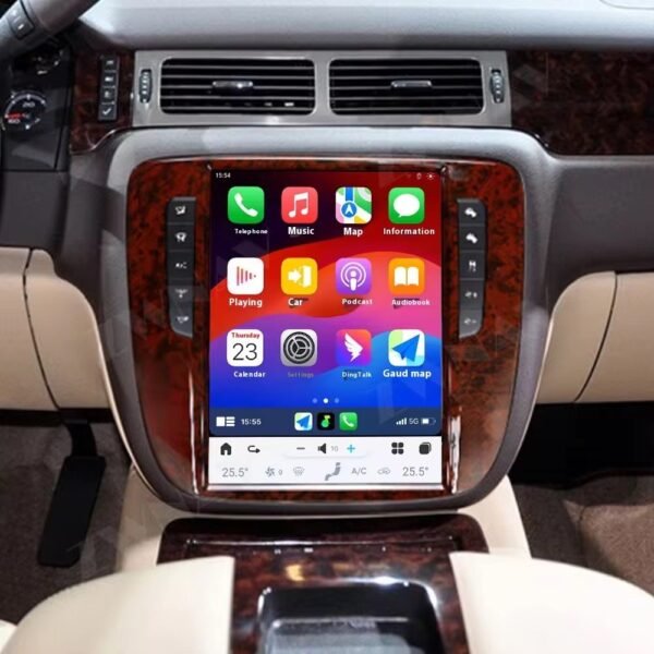 12.1 Inch Car Touch Screen Android 13 Car Stereo Android Player Car Radio Carplay Multimedia System Digital Signal Receiver GPS Navigation Head Unit For GMC Yukon Chevy Suburban Tahoe 2007-2013 (SPZJ-013) - Image 2