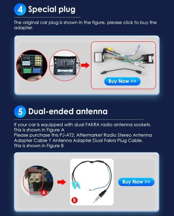 Double Din 7 Inch Android Car Stereo Head Unit Digital Signal Receiver Car Radio Carplay Android Player GPS Navigation Head Unit For Volkswagen, Skoda, Seat (7DZ-001) - Image 14