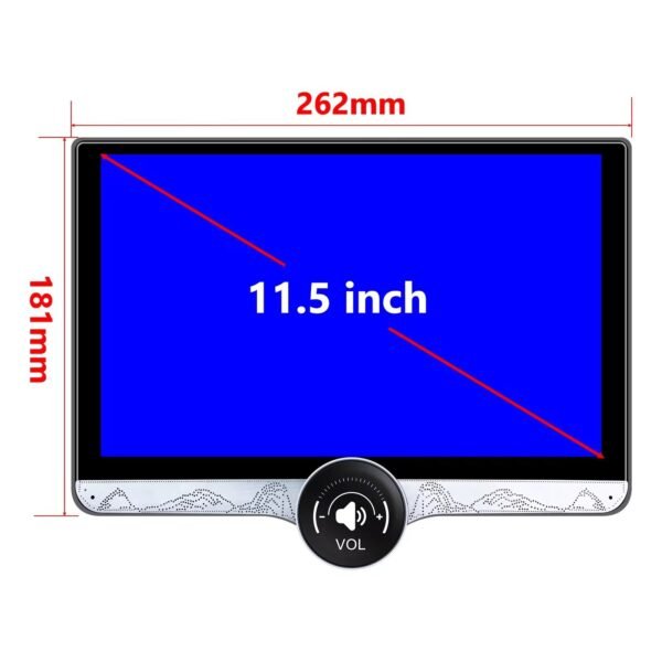 11.5 inch knob android car stereo head unit Carplay multimedia navigation system touch screen coloured light car radio android player(ZJ-002) - Image 4
