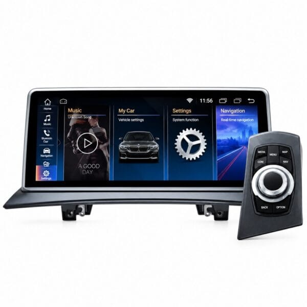 10.25" Android car stereo touchscreen for BMW X3 E83 with wireless Apple CarPlay and Android Auto
