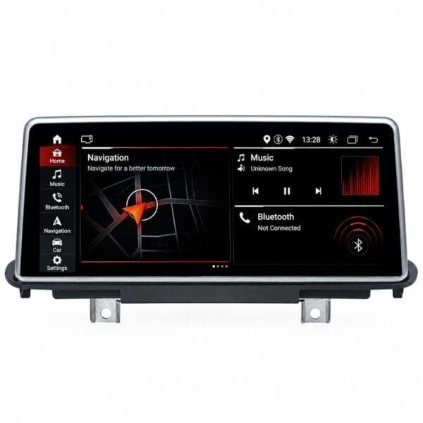 10.25" Android car stereo touchscreen for BMW X5 F15 and X6 F16 with Apple CarPlay