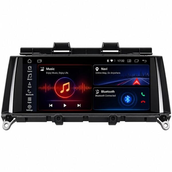 8.8" Android car stereo touchscreen for BMW X3 F25 and X4 F26 with wireless Apple CarPlay and Android Auto