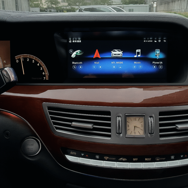 10.25" Android 14 Car Stereo with CarPlay for 2006-2013 Mercedes S-Class W221 (BC-105)