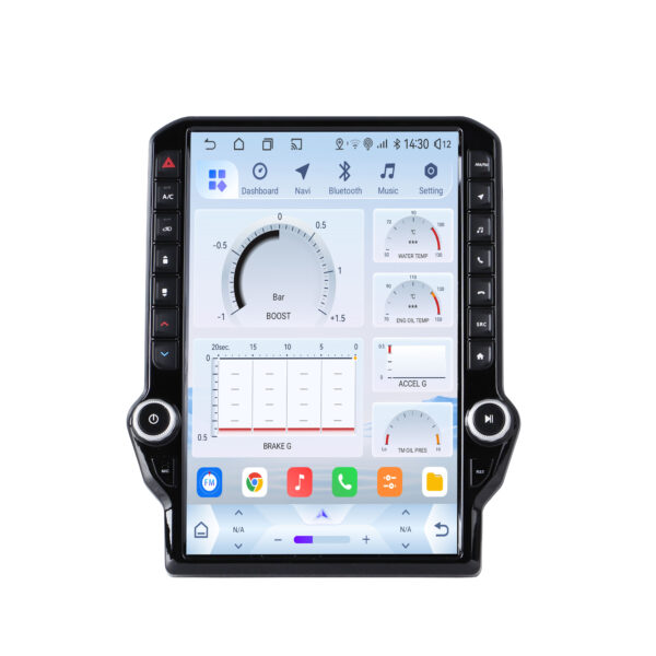 14″ Android Car Stereo with CarPlay for Dodge RAM 1500 2500 3500 2013–2018  (DQ-102)