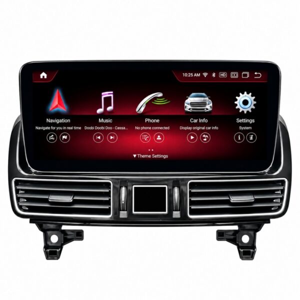 7" and 12.3" Android car stereo for Mercedes-Benz ML GL GLS W166 X166 2012-2019 with wireless Apple CarPlay