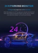 Dash cam HD Car DVR 2K Driving Recorder Recording Camera TFT Screen Front and Rear Dashboard Video Recorder Black Box (DVR-01) - Image 4