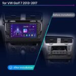 Original Style 9″ Android Car Stereo with CarPlay for 2013–2017 Volkswagen Golf 7 (DZ-104) - Image 2