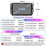 8-Inch Android Car Stereo with CarPlay for 2006-2014 GM Vehicles (BK-108) - Image 6