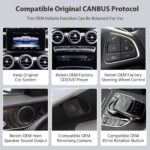 10.25"/12.3" Android Car Stereo with CarPlay for 2007-2010 Mercedes C-Class W204/S204 (BC-109) - Image 7