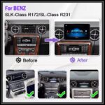 8.4″ Android Car Stereo with CarPlay for Mercedes SLK R172 SL R231 2011–2015 (BC-115) - Image 4