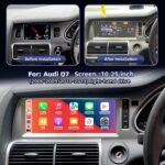 10.25″ Android Car Stereo with CarPlay for Audi Q7 2005–2015 (AD-101) - Image 6