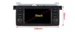 7″/8.8″ Android Car Stereo with CarPlay for BMW 3 Series E46 M3 1998–2006 【BMW-103】 - Image 4