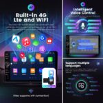 9″/10″ Universal Android Car Stereo with carplay OLED Touch Screen & Knob (DPCJ-100) - Image 4