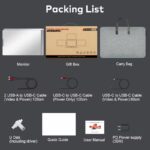 Portable Triple & Quad Laptop Monitor Extender – 14” / 15.6” / 16” IPS Full HD (1080P 16:9 & 1200P 16:10) – Compatible with MacOS & Windows - Image 6