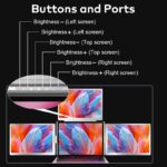 Portable Triple & Quad Laptop Monitor Extender – 14” / 15.6” / 16” IPS Full HD (1080P 16:9 & 1200P 16:10) – Compatible with MacOS & Windows - Image 4