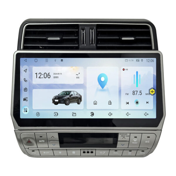 12.3″ Android Car Stereo CarPlay for Toyota Land Cruiser Prado 2009–2017 【FT-1015】