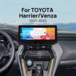 12.3″ Android Car Stereo with CarPlay for Toyota Harrier Venza 2020–2025 【FT-1014】 - Image 4