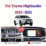 12.3″ Android Car Stereo with CarPlay for Toyota Highlander XU50 2014–2019【FT-1012】 - Image 3