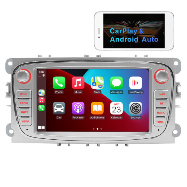7″ Android Car Stereo CarPlay for Ford Focus Mondeo S-Max 2006–2011 【FORD-1004】