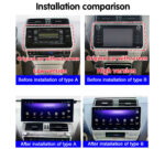 12.3″ Android Car Stereo CarPlay for Toyota Land Cruiser Prado 2018–2023 【FT-1016】 - Image 4
