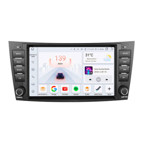 8″ Android Car Stereo with CarPlay for Mercedes-Benz  E-Class W211 S211 2002–2009 【BC-023】