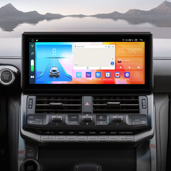 12.3″ Android Car Stereo with CarPlay for Toyota Land Cruiser 300 2021+ 【FT-1021】