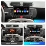 Original Style 7″ Android Car Stereo with CarPlay for 2012–2020 Fiat Panda 【FYT-1007】 - Image 4