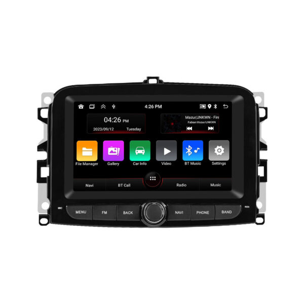7″ Android Car Stereo with CarPlay Android Auto for Fiat 500L (2013–2019) 【FYT-1003】