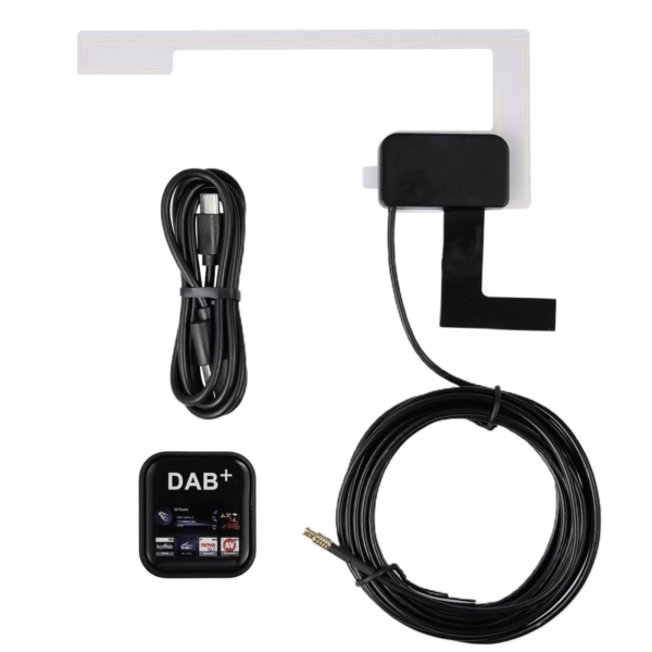 Universal DAB/DAB+ antenna and USB adapter for upgrading Android car radio audio systems 【DAB-100】