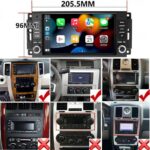 Original Car Style 7″ Android Car Stereo CarPlay for Jeep Dodge Chrysler 2007–2016 【JP-1000】 - Image 3