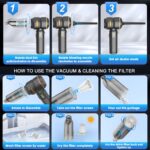 18000PA 4-in-1 Brushless Car Vacuum Cleaner with Blowing, Suction & HEPA Filter 【XCQ-001】 - Image 12