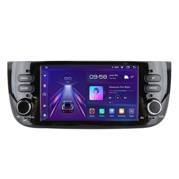 6.2″ Android Car Stereo with CarPlay for Fiat Grande Punto / Punto Evo / Linea 2005–2018【FYT-1008】