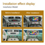 7″ Android Car Stereo with CarPlay Android Auto for Fiat 500 (2007–2015) 【FYT-1000】 - Image 3