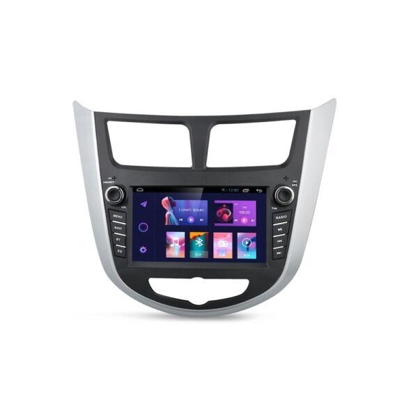7" OEM-Style Android Car Stereo with CarPlay for Hyundai Accent Solaris Verna 2011–2017 【XD-1001】