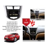7" OEM-Style Android Car Stereo with CarPlay for Hyundai Accent Solaris Verna 2011–2017 【XD-1001】 - Image 5