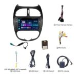 7″ OEM Style Android Car Stereo Upgrade for Peugeot 206 2000–2008 【BZ-1001】 - Image 2