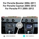 8" Android Stereo for Porsche 911 Cayman Boxster 2005-2013 CarPlay 【BSJ-1004】 - Image 3