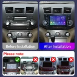 8" Android Radio Toyota Highlander Kluger 2007-2014 Wireless CarPlay JBL 【FT-1034】 - Image 3