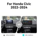 12.3" Android Stereo for Honda Civic 2022-2026 Wireless CarPlay Radio 【BT-111】 - Image 2