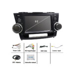 8" Android Radio Toyota Highlander Kluger 2007-2014 Wireless CarPlay JBL 【FT-1034】 - Image 4