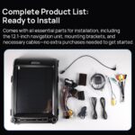 12.1" Tesla Screen for Ford F150 2013-2014 Wireless CarPlay Radio Navi 【FORD-1010】 - Image 2