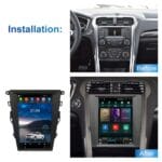 12.1" Tesla Screen for Ford Mondeo Fusion 2012-2015 Wireless CarPlay 【FORD-1007】 - Image 3